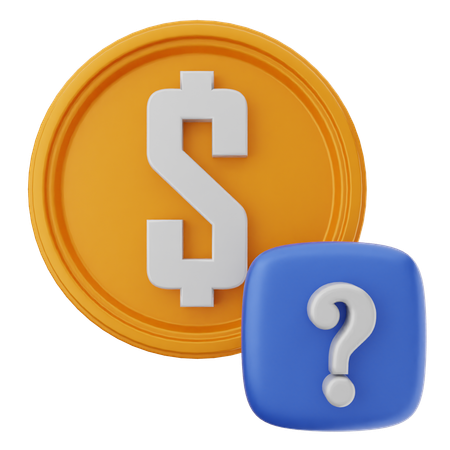 Aide en dollars  3D Icon