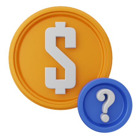 Aide en dollars  3D Icon