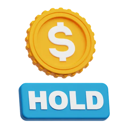 Dollar Hold  3D Icon