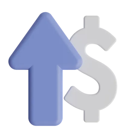 Rate Dollar Business 3D Icon