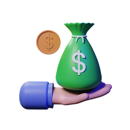 Dollar Investment 3D Illustration
