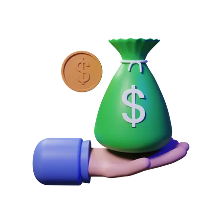 Dollar Investment  3D Illustration