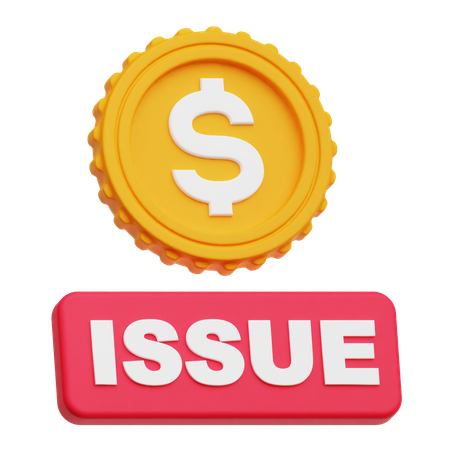 Dollar Issue  3D Icon