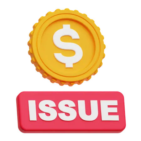 Dollar Issue  3D Icon