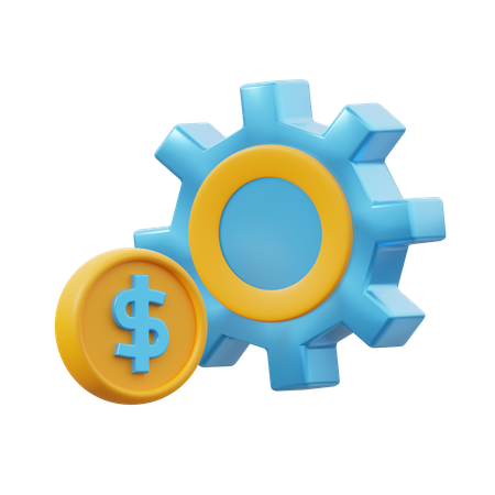 Dollar Management  3D Icon