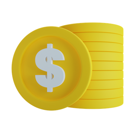 Dollar Money  3D Icon