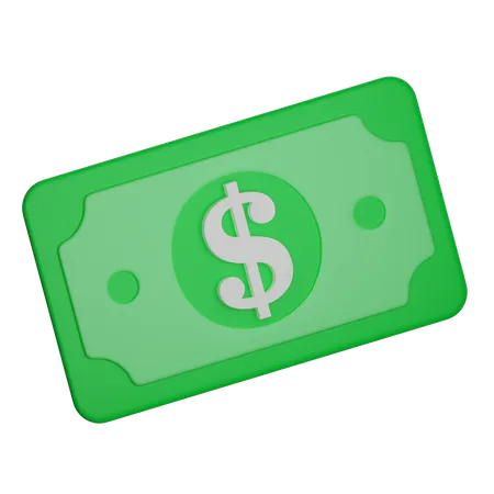 Dollar Money  3D Icon