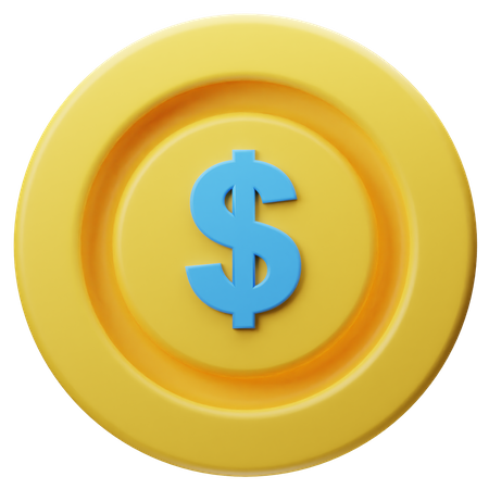 Dollar Money  3D Icon