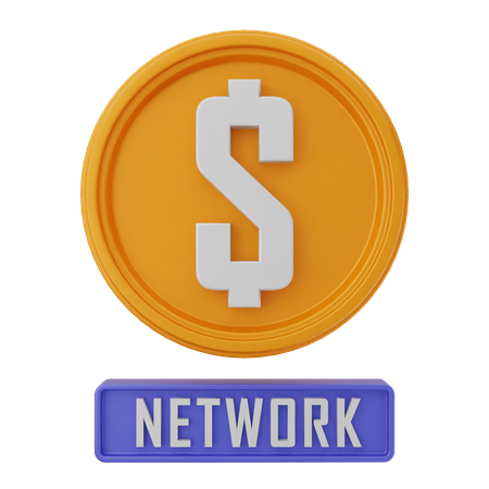 Dollar Network  3D Icon