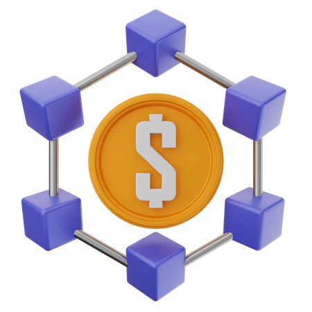 Dollar Network  3D Icon