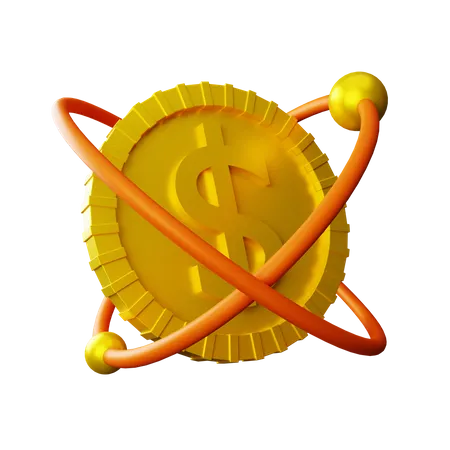 Dollar Network  3D Icon