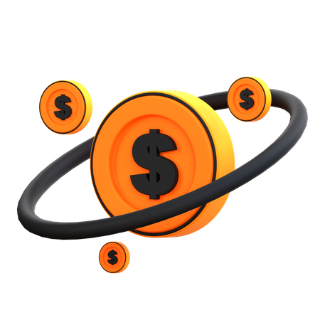 Dollar Network  3D Icon