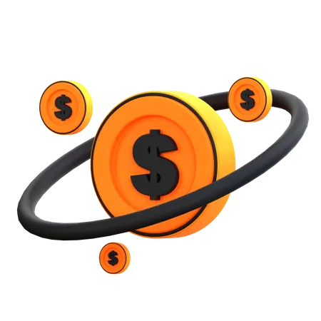 Dollar Network  3D Icon