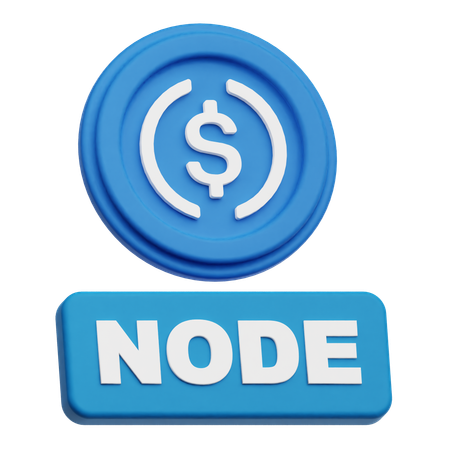 Dollar Node  3D Icon