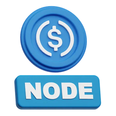 Dollar Node  3D Icon