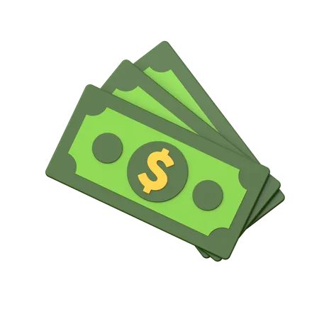 Dollar 3 D Icons Embody Financial Value Featuring A Realistic Design That Symbolizes Currency Transactions And Wealth In A Modern Context 3D Icon