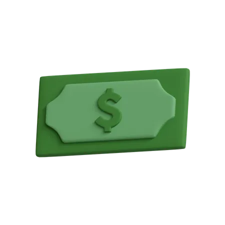 Dollar Note  3D Icon