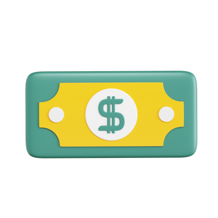 Dollar Note  3D Icon