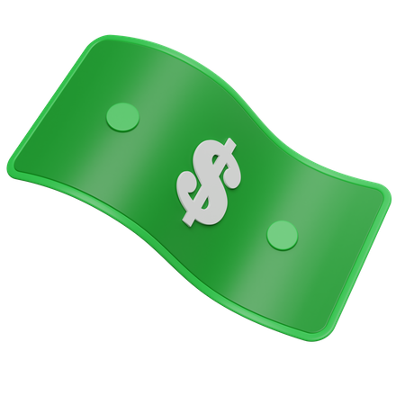 Dollar Note  3D Icon