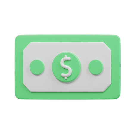 Dollar Note  3D Icon