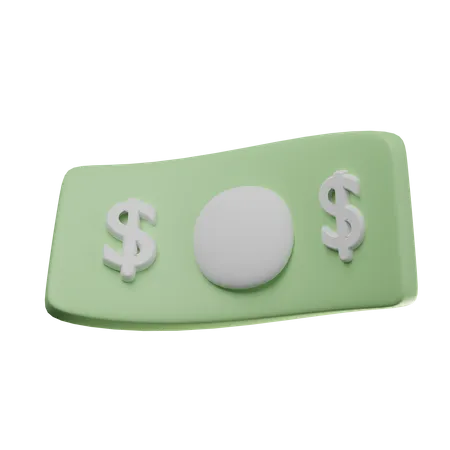 Dollar Note  3D Icon