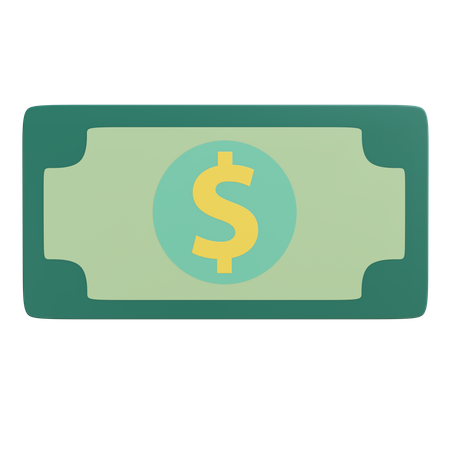 Dollar Note  3D Icon