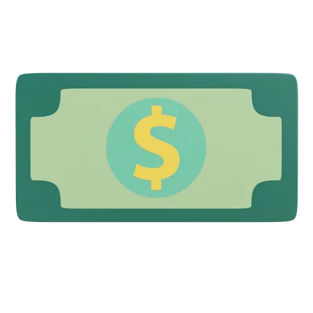 Dollar Note  3D Icon