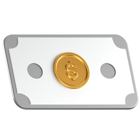 Dollar Note  3D Icon