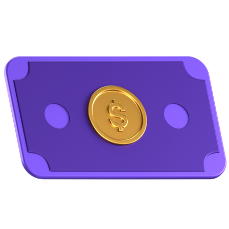 Dollar Note  3D Icon