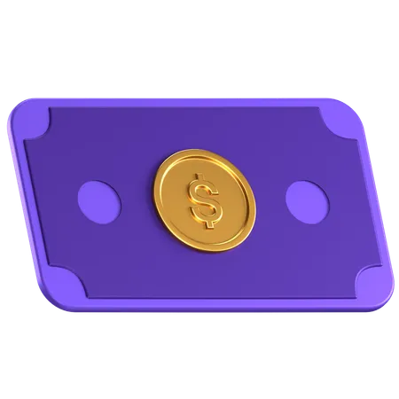 Dollar Note  3D Icon