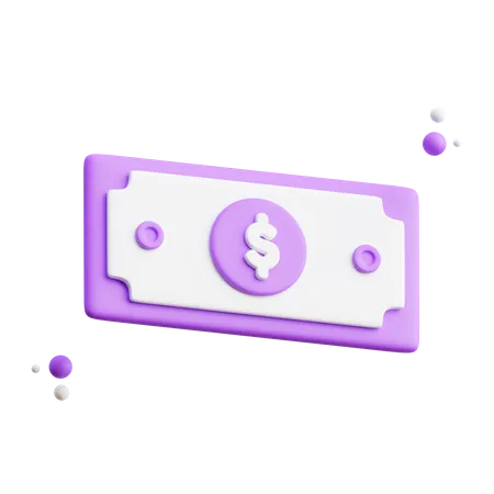 Dollar Note  3D Icon