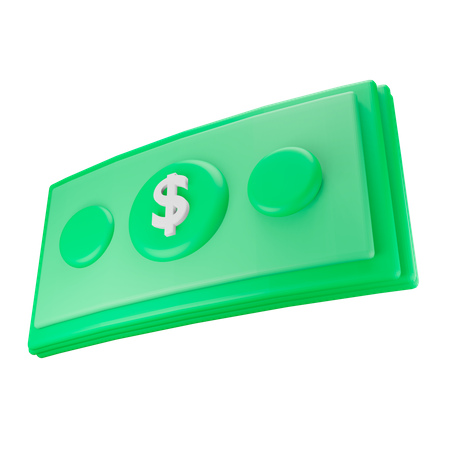 Dollar Note  3D Icon