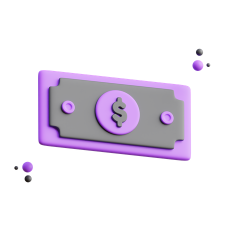 Dollar Note  3D Icon