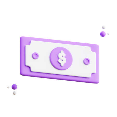 Dollar Note  3D Icon