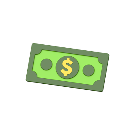 Dollar Note  3D Icon