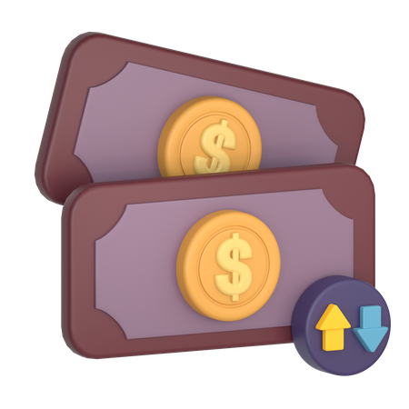 Dollar Trading 3D Icon