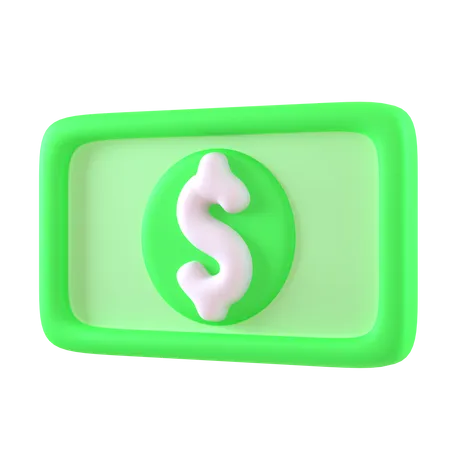 Dollar Note 3D Icon