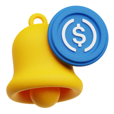 Dollar Notification  3D Icon