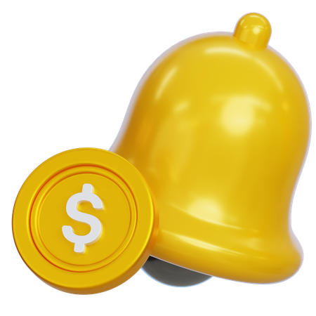 Dollar Notification  3D Icon