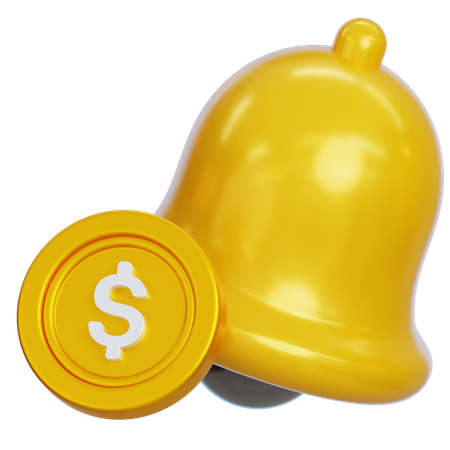 Dollar Notification  3D Icon