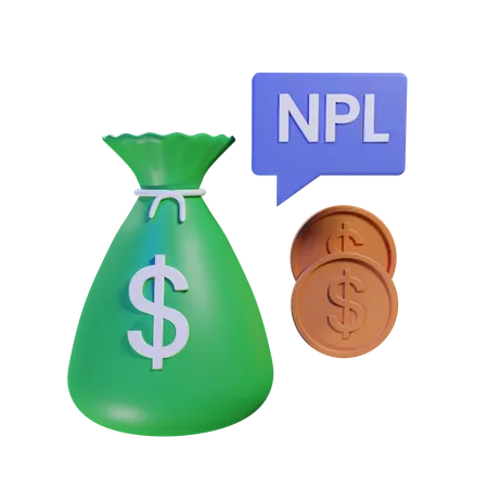 Dollar Npl  3D Illustration