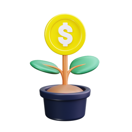 Dollarpflanze  3D Icon