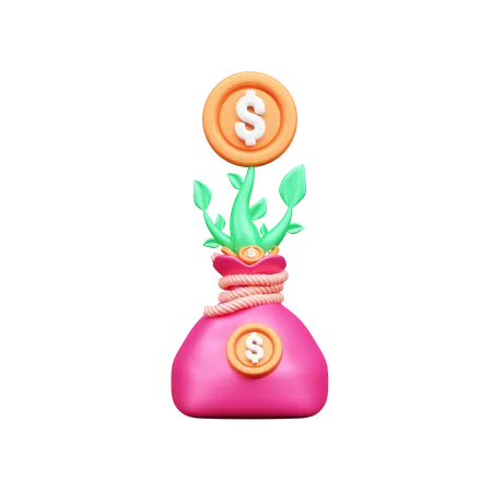 Dollarpflanze  3D Icon