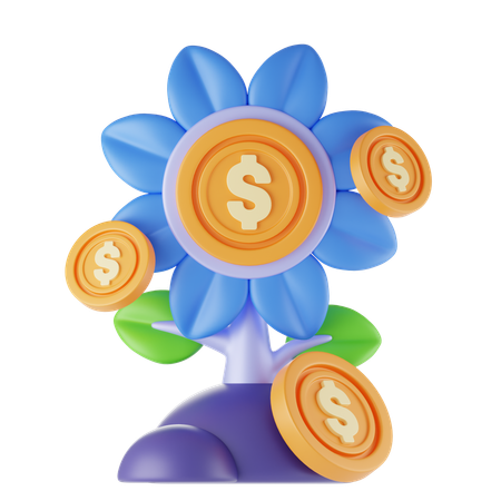 Dollarpflanze  3D Icon