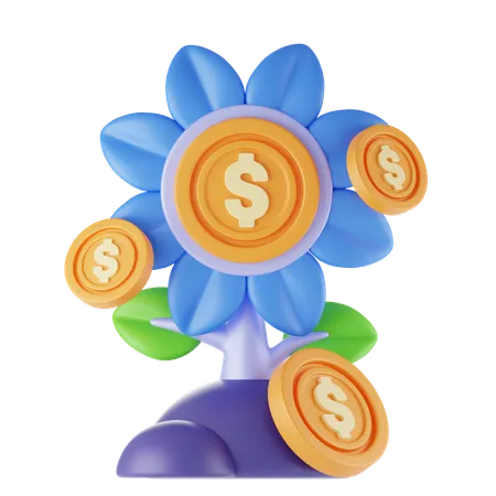 Dollarpflanze  3D Icon