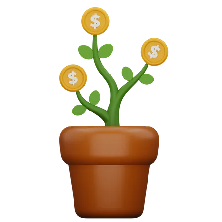 Dollar Plant  3D Icon