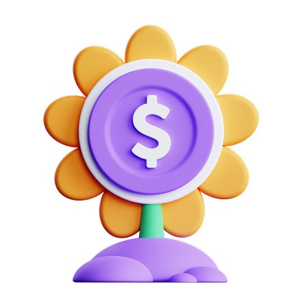 Dollar Plant  3D Icon