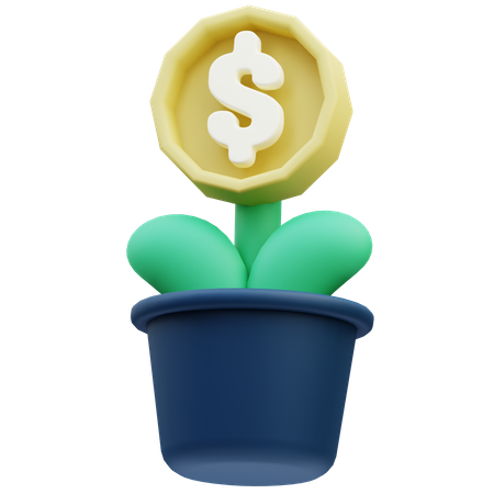 Dollar Plant  3D Icon