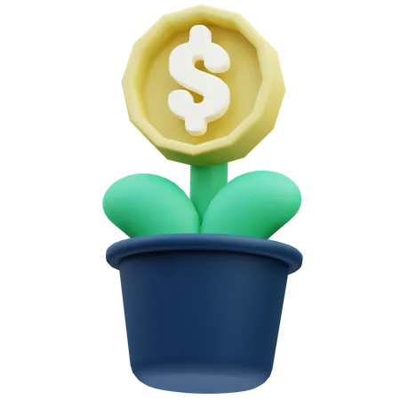 Dollar Plant  3D Icon