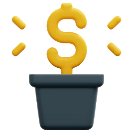 Dollar Plant  3D Icon